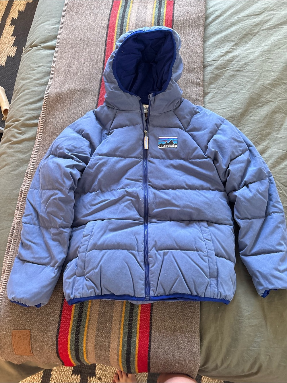 Patagonia cotton down jacket